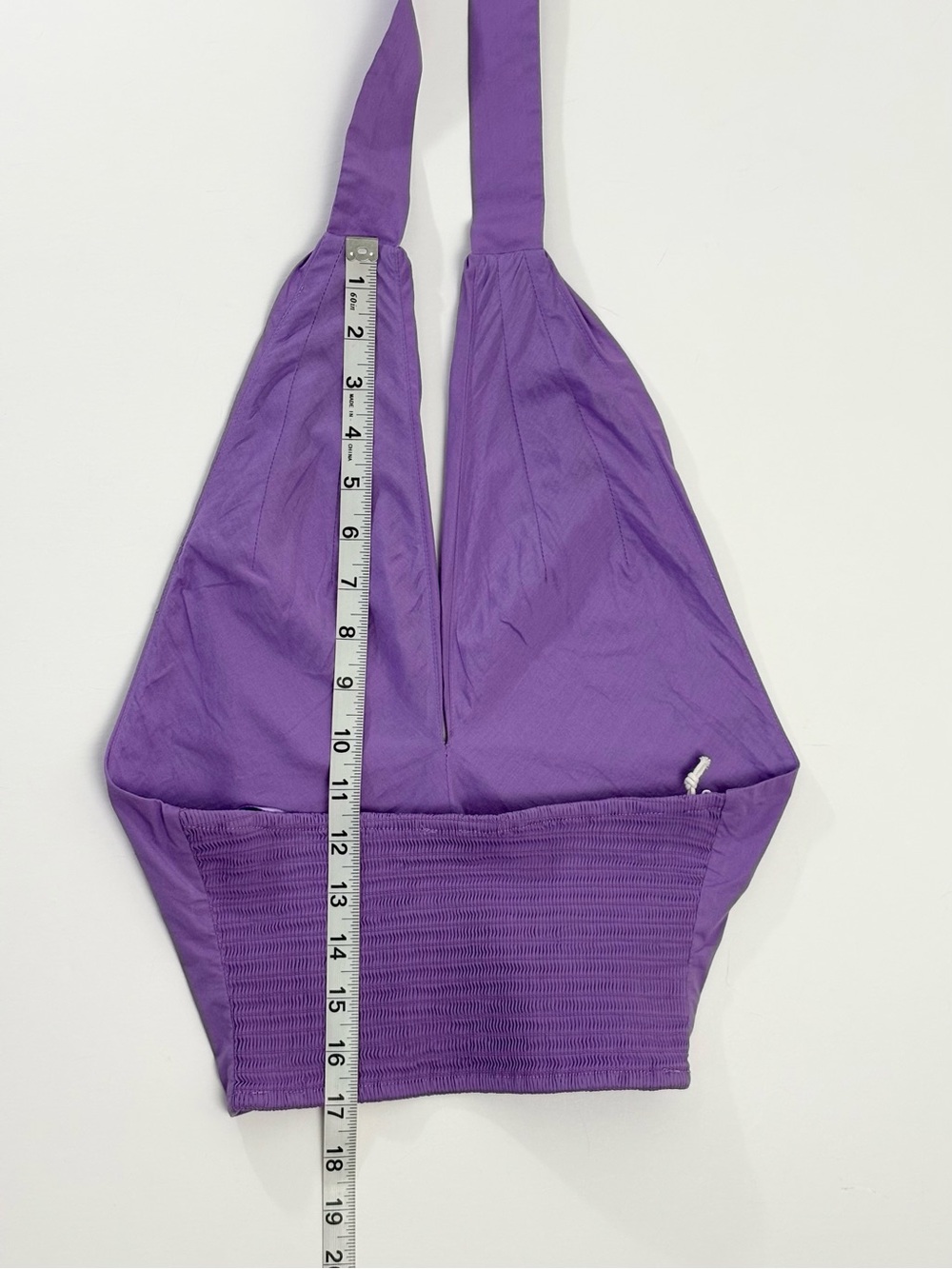STAUD Kai Amethyst/Purple Crossover Tie Halter Top Sz XS - Picture 9 of 11